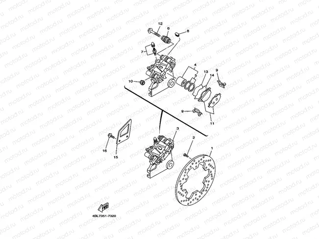 HINTERRAD BREMSSATTEL