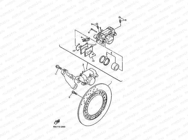 HINTERRAD BREMSSATTEL