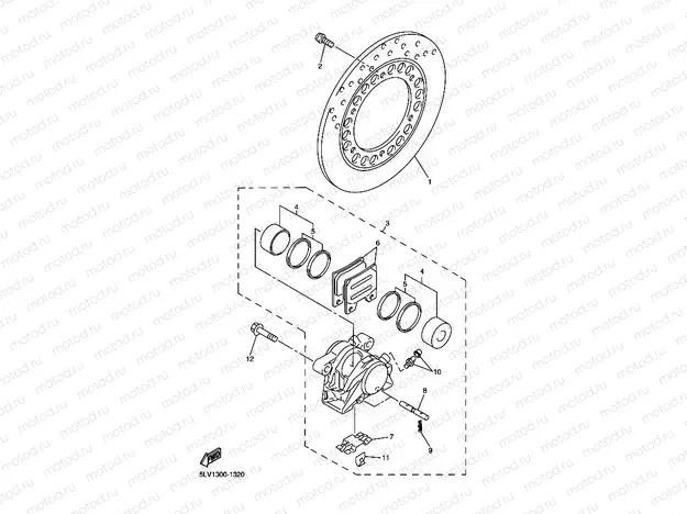 HINTERRAD BREMSSATTEL