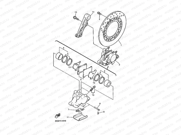 HINTERRAD BREMSSATTEL