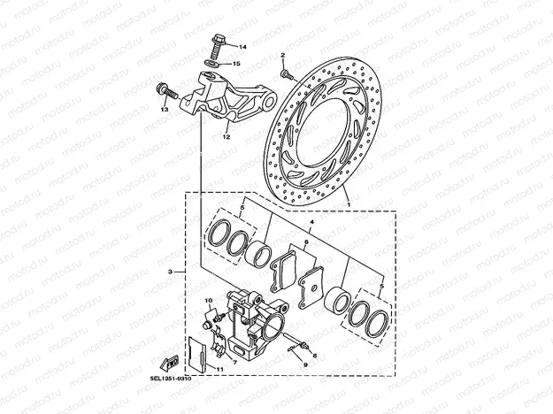 HINTERRAD BREMSSATTEL