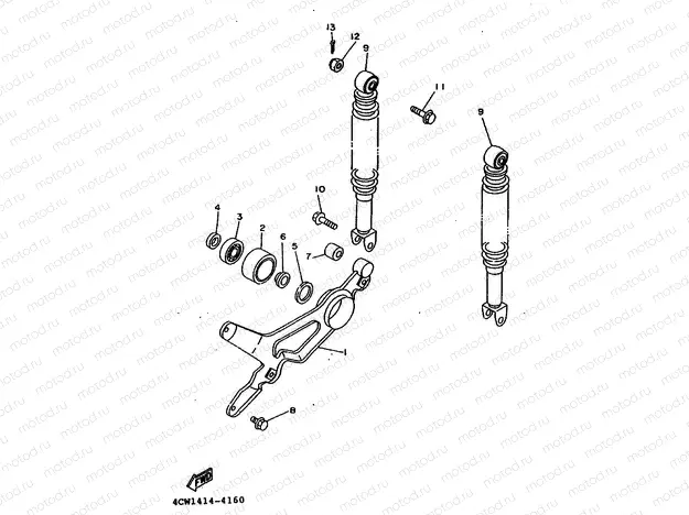HINTERRADSCHWINGE&AUFHAENGUNG