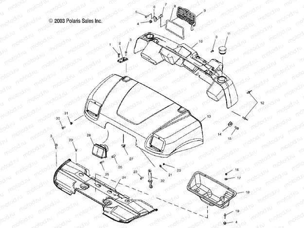 HOOD - C11RB63AA/AB (4985628562A07) | HOOD - C11RB63AA/AB (4985628562A07)