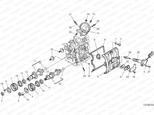 HORIZONTAL HEAD – TIMING SYSTEM