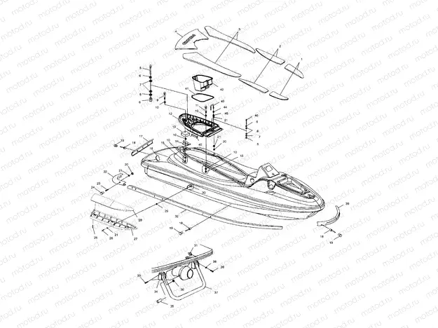 HULL and BODY - W005099D (4955775577A007) | HULL and BODY - W005099D (4955775577A007)