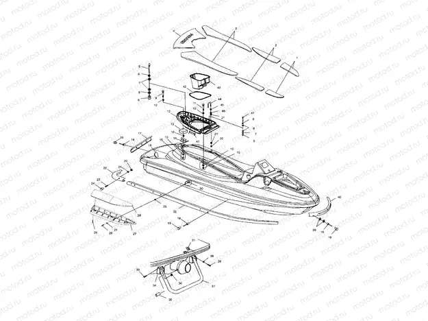 HULL and BODY - W015099D (4964866486A005) | HULL and BODY - W015099D (4964866486A005)