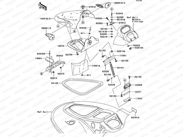 Hull Front Fittings
