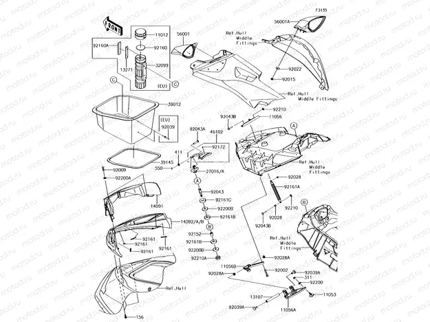 Hull Front Fittings