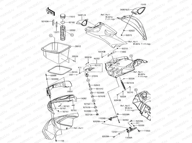 Hull Front Fittings