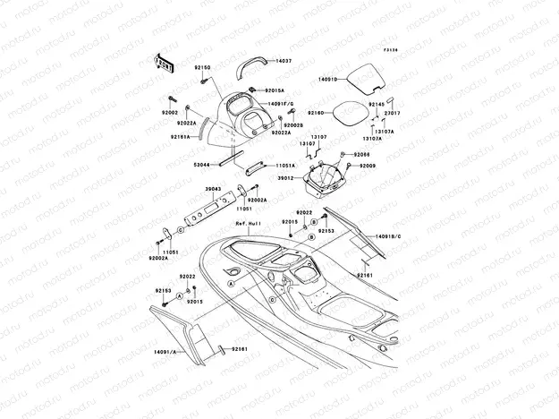 Hull Middle Fittings