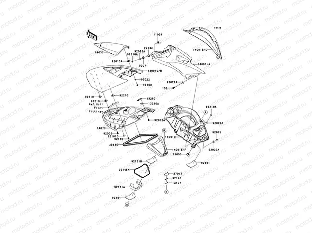 Hull Middle Fittings
