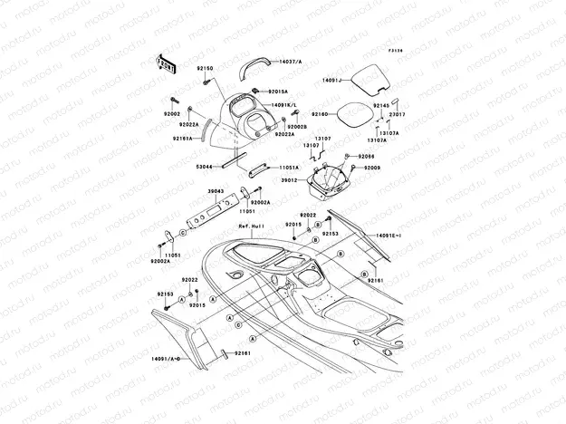 Hull Middle Fittings