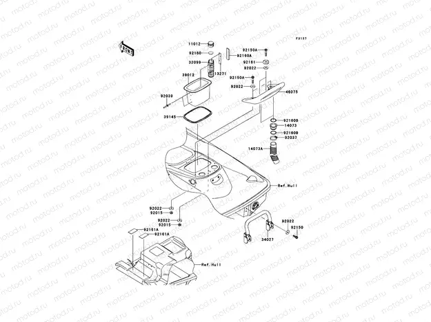 Hull Rear Fittings