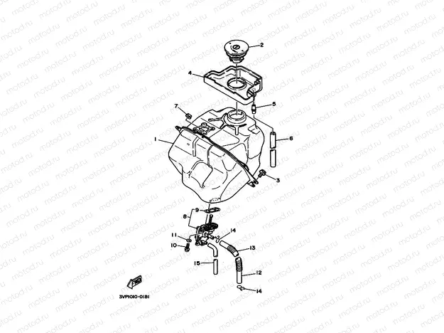 Huuel tank 1 (3 VR1, 2, 7, 8, 9)