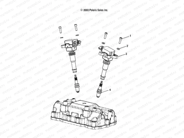 IGNITION COILS - W045305CA/IA/CB/IB/IE/CC/IC/CD/ID/IF (4990579057C11) | IGNITION COILS - W045305CA/IA/CB/IB/IE/CC/IC/CD/ID/IF (4990579057C11)