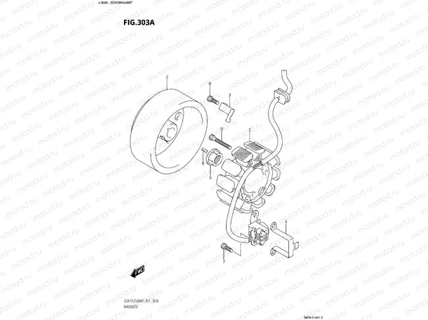 IGNITION MAGNET