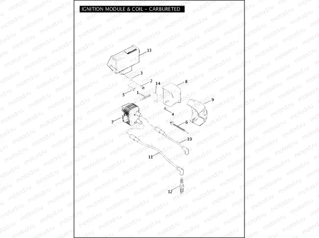 IGNITION MODULE & COIL - CARBURETED