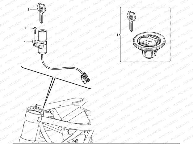 IGNITION SWITCH - KEY