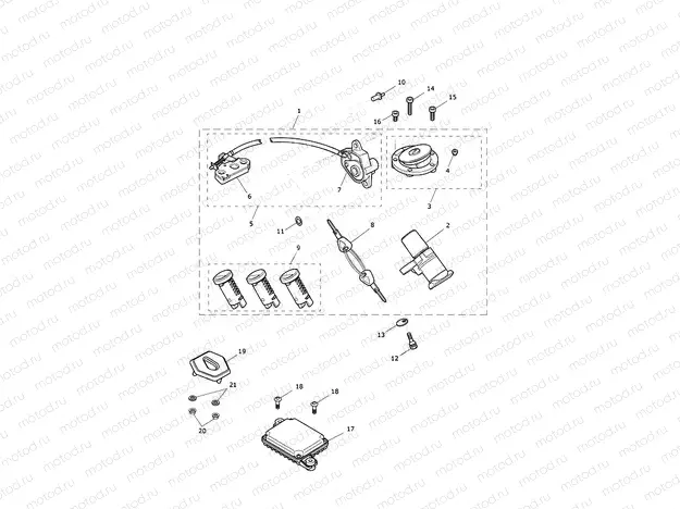 Ignition Switch & Lock Set