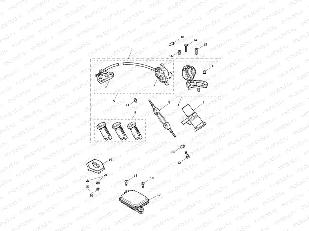Ignition Switch & Lock Set
