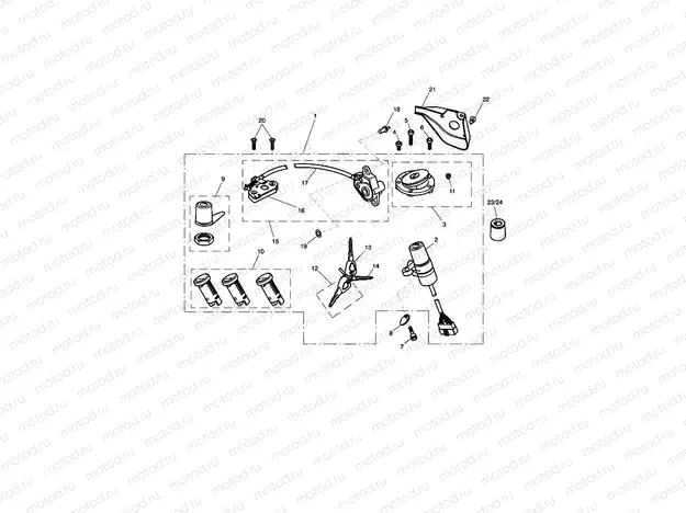 Ignition Switch & Lock Set