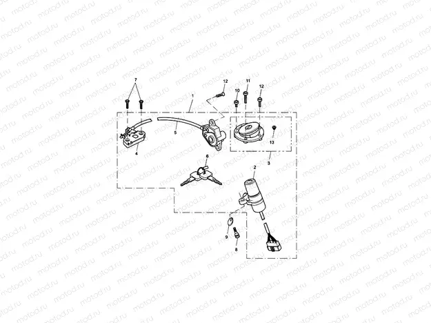 Ignition Switch & LockSet