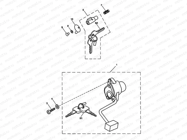 Ignition Switch & Steering Lock