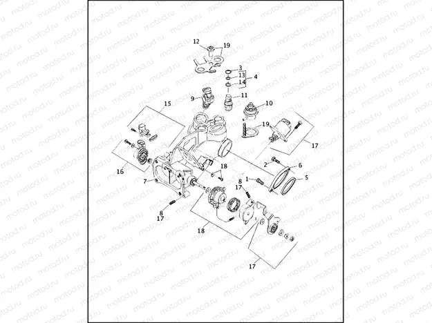 INDUCTION MODULE - FUEL INJECTED MODELS