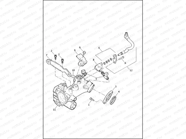 INDUCTION MODULE, FUEL - TWIN CAM 110â¢