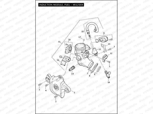 INDUCTION MODULE, FUEL - XR1200X