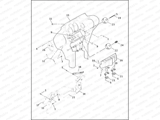 INNER FAIRING - FLHTPI