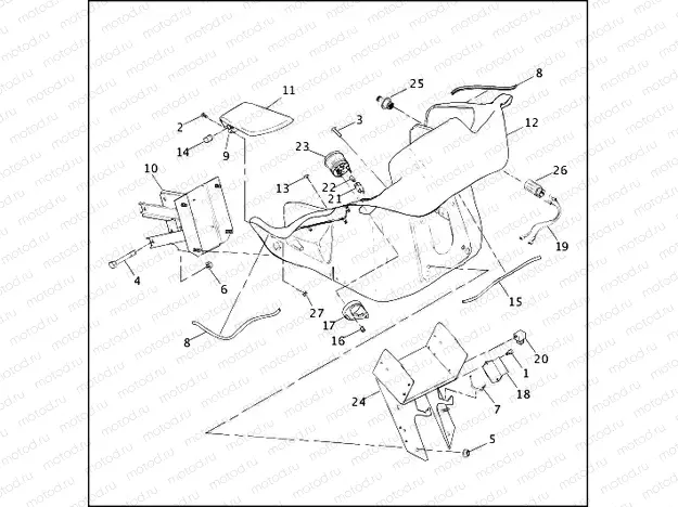 INNER FAIRING - FLTR MODELS
