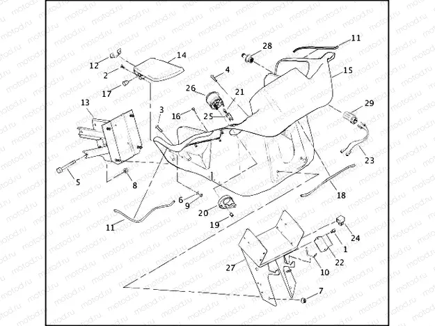 INNER FAIRING - FLTR MODELS