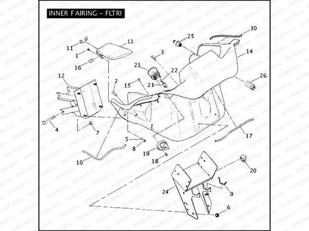 INNER FAIRING - FLTRI