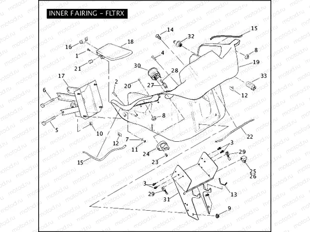 INNER FAIRING - FLTRX