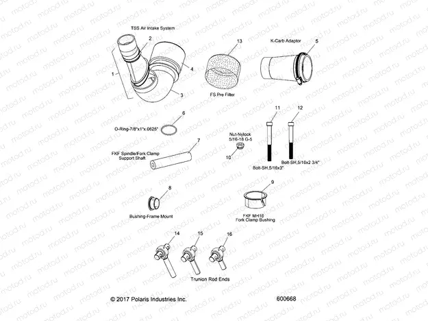 INSTALL KIT (SVC) - J20UKB/UKC/USC/UMC/URL/USB ALL OPTIONS (600668) | INSTALL KIT (SVC) - J20UKB/UKC/USC/UMC/URL/USB ALL OPTIONS (600668)