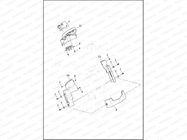 INSTRUMENT HOUSING - FLTRX & FLTRXS