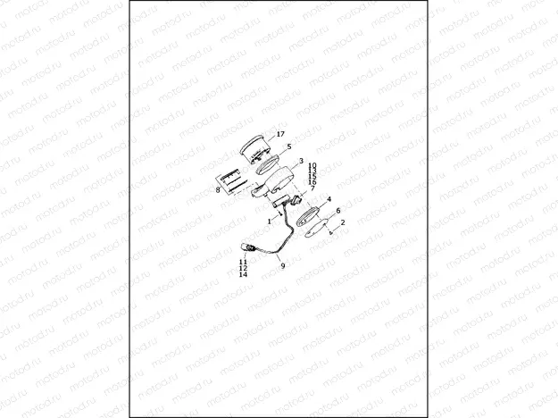 INSTRUMENT MODULE - XL883L, XL883N, XL1200NS, XL1200T