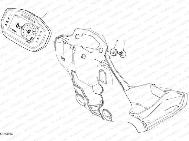 INSTRUMENT PANEL [MOD:HYM 950]