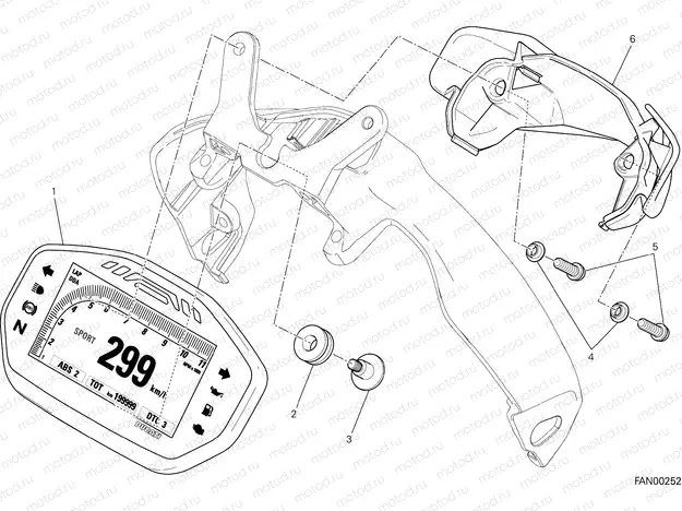 INSTRUMENT PANEL [MOD:M 1200S]