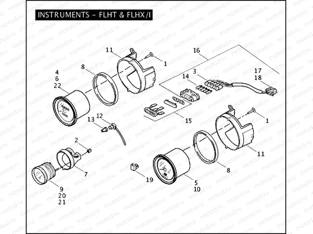 INSTRUMENTS - FLHT & FLHX/I