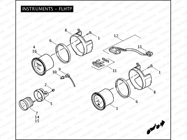 INSTRUMENTS - FLHTP