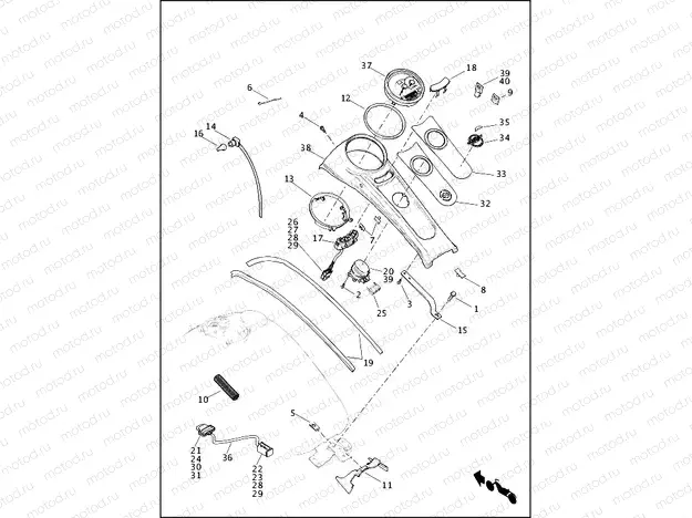 INSTRUMENTS, FUEL TANK