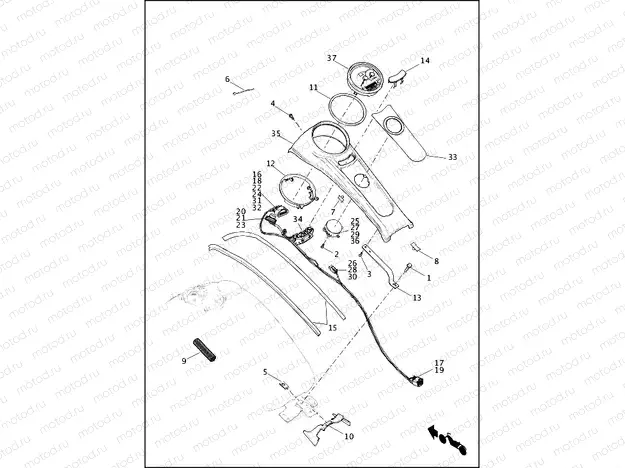 INSTRUMENTS, FUEL TANK
