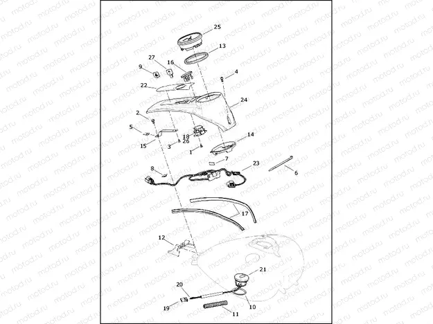 INSTRUMENTS, FUEL TANK - FLRT