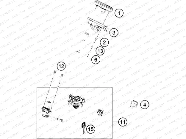 INSTRUMENTS / LOCK SYSTEM|Frame|14