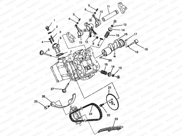 INTAKE and EXHAUST Magnum 6X6 - W968744 and Magnum 6X6 Swedish - S968744 (4936073607D010) | INTAKE and EXHAUST Magnum 6X6 - W968744 and Magnum 6X6 Swedish - S968744 (4936073607D010)