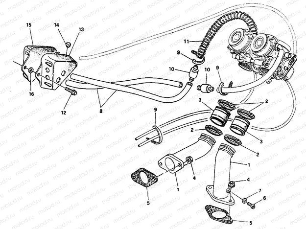 INTAKE MANIFOLD » INTAKE, CARBURETTOR