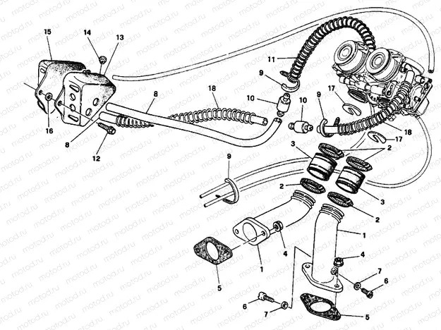 INTAKE MANIFOLD » INTAKE, CARBURETTOR