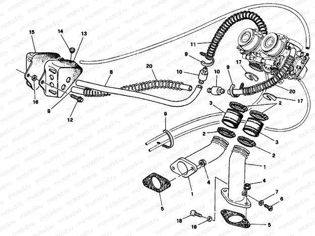 INTAKE MANIFOLD » INTAKE, CARBURETTOR